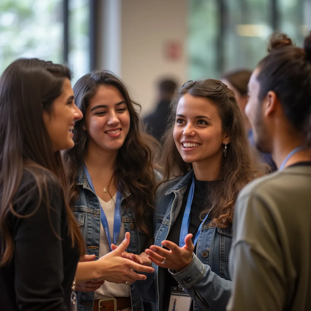 Alunos da Mente Plena Brasil interagindo e fazendo networking